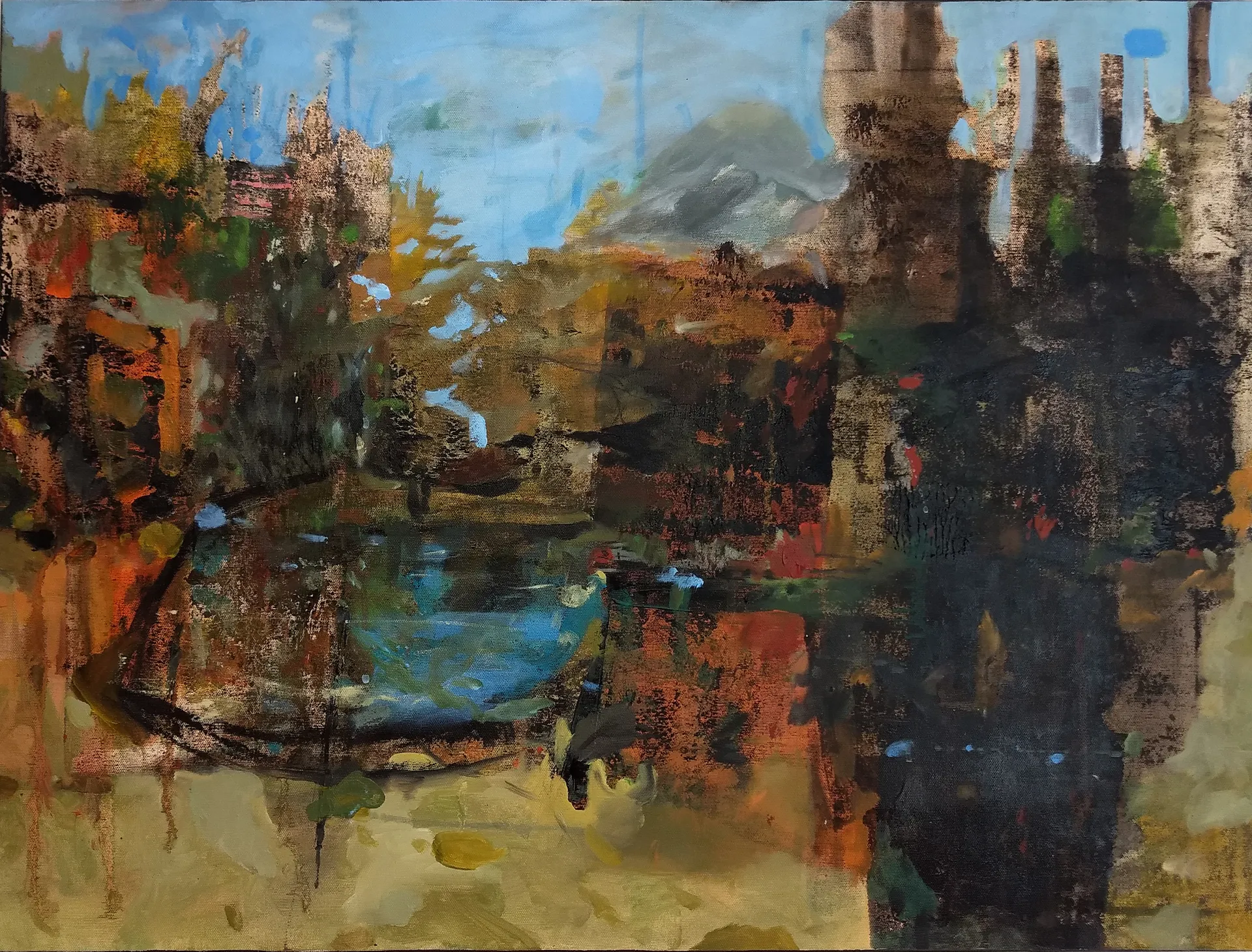 “Interplay of Light” 80 x 60 cm Oil on canvas 2017
