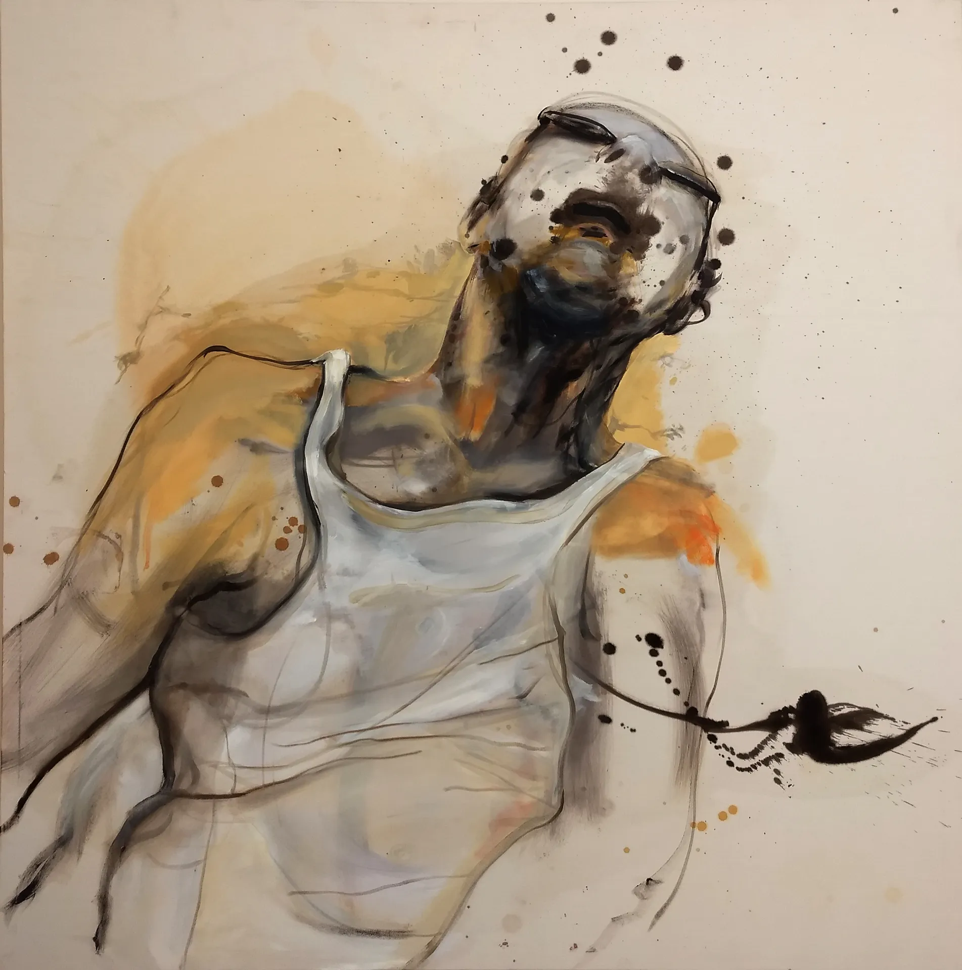 "Reclusiveness" 100 x100 cm Oil on canvas 2008