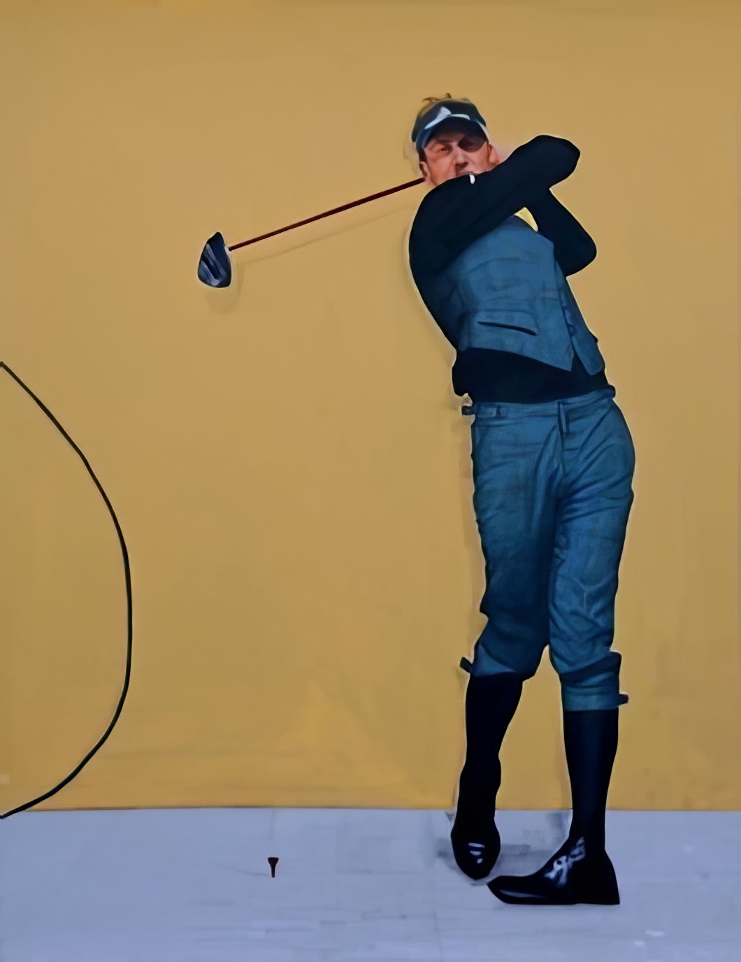 “ EXPLOSION SHOT” 380x195 cm acrylic on canvas 2014