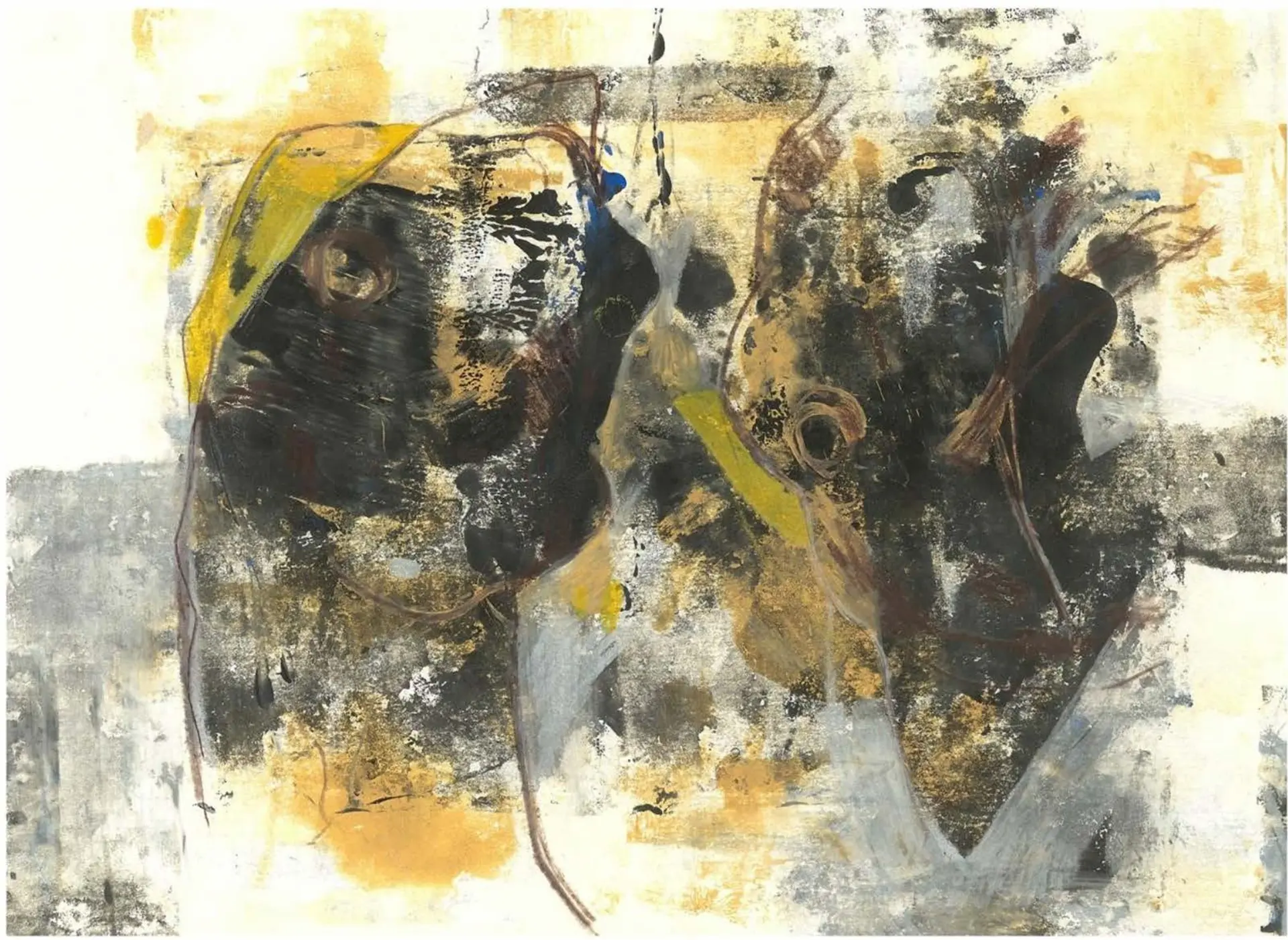 “Shamanimal” 60 x 42 cm Oil on paper 2015